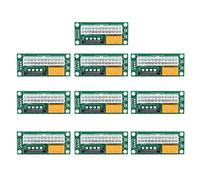 MGTCAR ADD2PSU ADD2PSU Bloc d'alimentation double bloc d'alimentation ATX 24 broches vers 4 broches Molex Adaptateur Riser Miner (10 pcs Vert Sata)