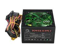 MGTCAR Alimentation 1000 W 120 mm Ventilateur LED 24 broches PCI SATA ATX 12 V Alimentation d'ordinateur pour PC Compurter Case