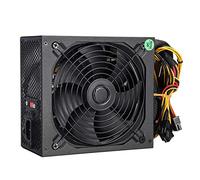 MGTCAR ATX Alimentation minière 2000 W 2400 W 2600 W 180 V-260 V pour PC Bitcoin 95 % d'efficacité Support 8 cartes vidéo GPU pour BTC Miner (2000 W)