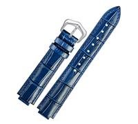 MGTCAR Bracelet de montre en cuir véritable pour ballon bleu bracelet homme femme convexe en cuir 14 x 8 mm 18 x 11 mm 20 x 12 mm bracelet tendance, 20-12mm, Agate