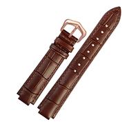 MGTCAR Bracelet de montre en cuir véritable pour ballon bleu bracelet homme femme convexe en cuir 14 x 8 mm 18 x 11 mm 20 x 12 mm bracelet tendance, 14-8mm, Agate