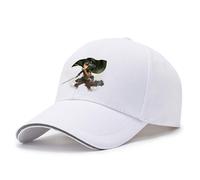 MGTERN Attack On Ti-tan Hommes Coton Classique Cap, Casquette Baseball Ajustable pour Toutes les Saisons, Casquette de Running Plein Aire et Les Loisirs, Classic(White)