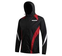 MGTERN Blouson Homme Bomber Zippée Pour Lam.bre t.t.a, coupe-vent décontractée pour voy.age quotidien, pour le Manteau imperméable pour la randonnée, print(Black,M)