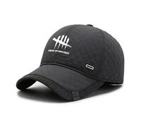 MGTERN Casquette Baseball Homme Classic Dead Day.lig-ht, Ajustable pour Toutes les Saisons, Casquettes de Golf Motorcycle Réglable, avec oreillettes pliables, Classic(Grey)