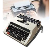 MGXYMPC Machine à écrire Manuelle Traditionnelle - Vintage, Portable et Facile à Utiliser pour la Prise de Notes, Les Lettres, Les mémoires, pour la Maison, Le Bureau ou Le Bureau de la Salle d'étude