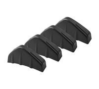 MGYMGY Diffuseur Spoiler Pare-Chocs Arrière pour Audi TT 2 Seats MK2 2007-2014, 4 Pcs Aileron Pare-Chocs Arrière avec Vis, Anti-Usure Châssis Décoration, Black