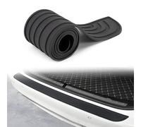 MGYMGY Protection Pare Choc Voiture, pour Fiat Tipo Protection Seuil de Coffre Voiture Protege Pare Choc Arriere Anti-Rayures,A/Black-9x104 cm