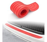 MGYMGY Protection Pare Choc Voiture, pour Renault Twingo 3 (III) I Protection Seuil de Coffre Voiture Protege Pare Choc Arriere Anti-Rayures,D/Red-9x104 cm