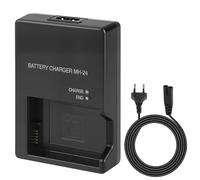 MH-24 Chargeur Batterie pour Nikon EN-EL14 et EN-EL14A D3100 D3200 D3300 D3400 D3500 D5100 D5200 D5300 D5500 D5600 P7000 P7100 P7700 Chargeur Accumulateur pour Appareil Photo avec Câble Alimentation