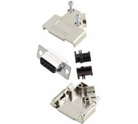 MH Connectors MHD45PK9-DB9S-K Kit embase SUB-D femelle 45 ° Nombre de pôles: 9 fût à souder