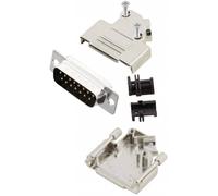 MH Connectors MHD45ZK15-DB15P-K Kit embase SUB-D mâle 45 ° Nombre de pôles: 15 fût à souder