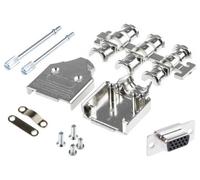 MH Connectors MHDM9-HD15FS-K Kit embase SUB-D mâle 180 ° Nombre de pôles: 9 fût à souder 1 pc(s)