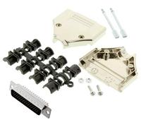 MH Connectors MHDTPK25HD44MS-K Kit embase SUB-D mâle 180 ° Nombre de pôles: 25 fût à souder 1 pc(s)