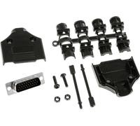 MH Connectors MHDTPPK15HD26MSK Kit embase SUB-D mâle 180 ° Nombre de pôles: 15 fût à souder 1 pc(s)