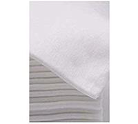 MH COSMETICS Lot de 100 serviettes jetables blanches tissées par filage (40 x 80 cm)