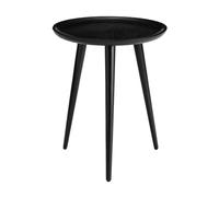 MH London Table d'appoint Tezgah Petite table de chevet ronde en bois massif conçue exclusivement à la main Table d'appoint contemporaine pour chambre, salon et bureau à domicile