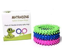 MH Trading Spikes Dragon Rings - Anneau Sensoriel à Picots / Bracelet Jouet Anti-Stress, Troubles de l'Attention, Anxiété et Autisme