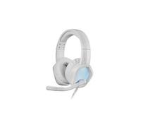 Mh320w casque neodymium rgb flow microphone et boîte de contrôl blanc