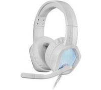 Mars Gaming Casque MH320W – Néodyme, RGB Flow, Microphone, Boîte de contrôle – Blanc