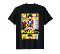 MHA Deku Bakugo Todoroki Framed Portraits Colorful Anime T-Shirt