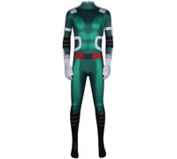 MHA Midoriya Izuku Costume de cosplay Halloween | Midoriya Izuku Perruque Combinaison Anime Carnaval Jeu de rôle