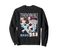 MHA Todoroki Framed Action Poses Collage U.A. High Anime Sweatshirt