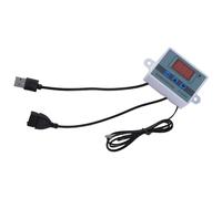 MHADBKH 1 lot de câble d'alimentation USB avec contrôleur de température à trois boutons - Contrôle précis pour ventilateur de bureau et souffleurs - Correction de la température - Ligne USB
