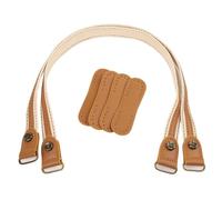 MHADBKH 1 paire de poignées de sac en cuir PU pratiques souples adaptées aux projets et aux besoins de remplacement de sac à bandoulière. Poignée de portefeuille en cuir