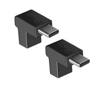 MHADBKH Adaptateur convertisseur USB 3.1 type C femelle vers mâle à vitesse rapide pour les amateurs de numérique 2 convertisseurs de type C