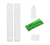 MHADBKH Bâton de support pour plantes d'intérieur - Pour pots de fleurs - Vert - Aneth - Accessoires de soutien pour plantes