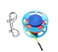 MHADBKH Bobine de ligne de plongée durable à double extrémité avec crochet d'épaves de grotte pour l'exploration sous-marine confortable Outil de plongée avec tuba