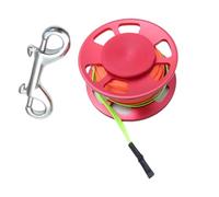 MHADBKH Bobine de ligne de plongée durable à double extrémité avec crochet d'épaves de grotte pour l'exploration sous-marine confortable Outil de plongée avec tuba