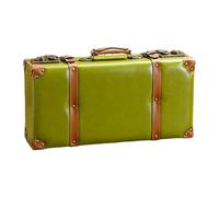 MHADBKH Boîte de rangement portable de style européen antique robuste en bois, accessoire pour l'organisation de vêtements et de livres, boîte de voyage multifonction