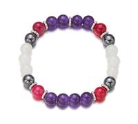MHADBKH Bracelet de perles tendance avec pierres naturelles pour les femmes qui apprécient les bijoux artisanaux et le style polyvalent, Perles, Pas de gemme