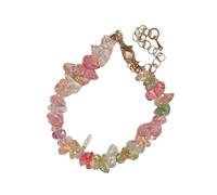 MHADBKH Bracelet en tourmaline fait à la main pour femme - Style baroque - Bijoux en pierre naturelle - Cadeau élégant pour mariages et fêtes, Pierre, Pas de gemme