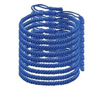 MHADBKH Bracelet polyvalent en coton et lin - Accessoire élégant tissé à la main - Corde tressée à la main pour rassembler, 3, Cordon, Pas de gemme