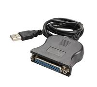 MHADBKH Câble adaptateur USB DB25 25 broches mâle vers femelle pour imprimante IEEE 1284 LPT