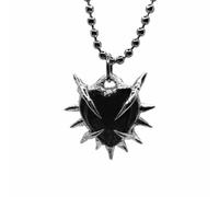 MHADBKH Chaîne de clavicule élégante en forme d'amour, collier avec pendentif en forme d'épine en forme de cœur pour femmes et filles, bijoux ornement