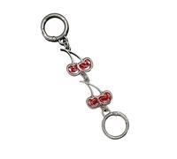 MHADBKH Cherries Extension de chaîne de sac à main réglable pour femme Accessoire de sac tendance avec fermoirs en alliage, Love buckle w, Alliage, Pas de gemme