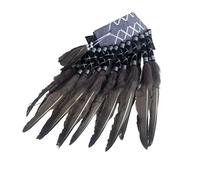 MHADBKH Coiffe sympathique à plumes pour cosplay, festivals, fêtes d'Halloween et mariages à thème, événements culturels