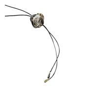 MHADBKH Collier avec pendentif camélias réglable symbolisant l'élégance et la noblesse avec des motifs à tirer pour un style polyvalent, Red Red, Métal, Pas de gemme