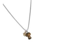 MHADBKH Collier avec pendentif en forme de champignon symbolisant la nature et la vitalité avec des matériaux en alliage robuste pour femmes à la mode, Alliage, Pas de gemme