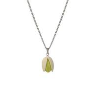 MHADBKH Collier unique en forme de pistaches - Design créatif symbolisant l'amour et l'individualité pour les couples et les créateurs de tendances, 1, Alliage, Pas de gemme