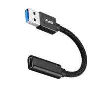 MHADBKH Convertisseur de type C femelle vers USB 2.0/USB 3.2 mâle avec connexion stable, vitesse de transfert de données de 10 Gbit/s/480 Mbps, convertisseurs de charge rapide