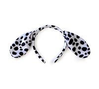 MHADBKH Costume de cosplay pour enfants et adultes - Grandes oreilles de chien dalmatien à pois