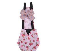 MHADBKH Couches réglables pour animal domestique Canard, couches lavables pour volaille, vêtements de poules avec joli nœud, réutilisable