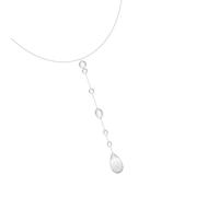 MHADBKH Élégant collier en alliage léger en forme de goutte pour femme, parfait pour les occasions spéciales, dew, Métal, Pas de gemme
