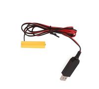 MHADBKH Éliminateurs de piles LR6 AA remplacent 1 pièce 1,5 V pour jouet électronique à lumière LED USB vers 1