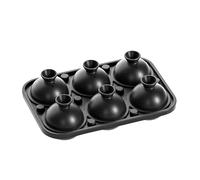 MHADBKH Ensemble de moules à glaçons en silicone pour créer des sphères gravées artistiques, idéal pour la maison, les pubs, les fêtes et la présentation de boissons, grands moules à cubes pour
