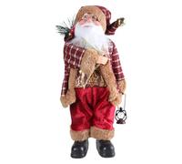 MHADBKH Figurine de Père Noël coquin debout de 30 cm - Décoration pour sapin de Noël